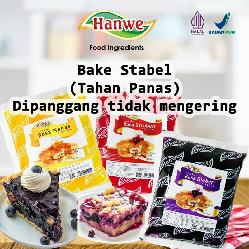 

Cahayadstore Selai Filling Isian Olesan Premium Roti Cake Bomboloni Hanwe 500 Gr