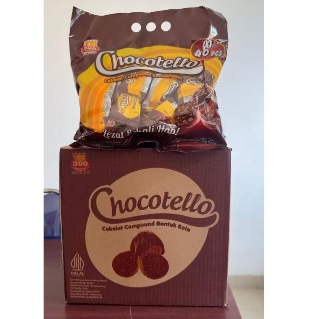 

Chocotello Bag✓ coklat compound✓ isi 40 pcs