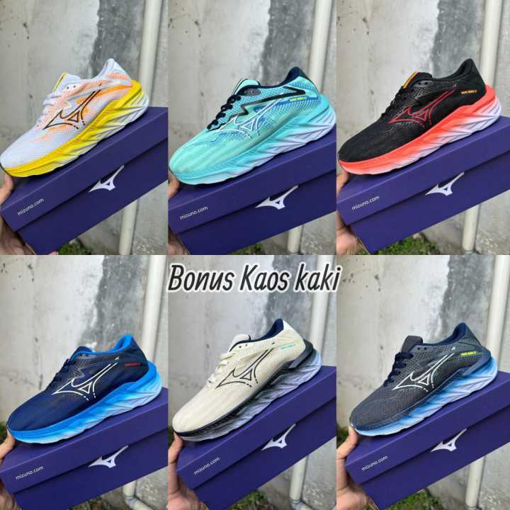 SEPATU MIZUNO WAVE RIDER 27 RUNNING PRIA/SEPATU RANNING PRIA MIZUNO TERBARU/SEPATU MIZUNO RUNNING PR