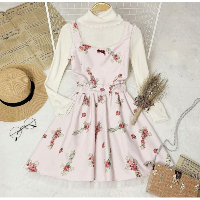 Dress pink ank rouge