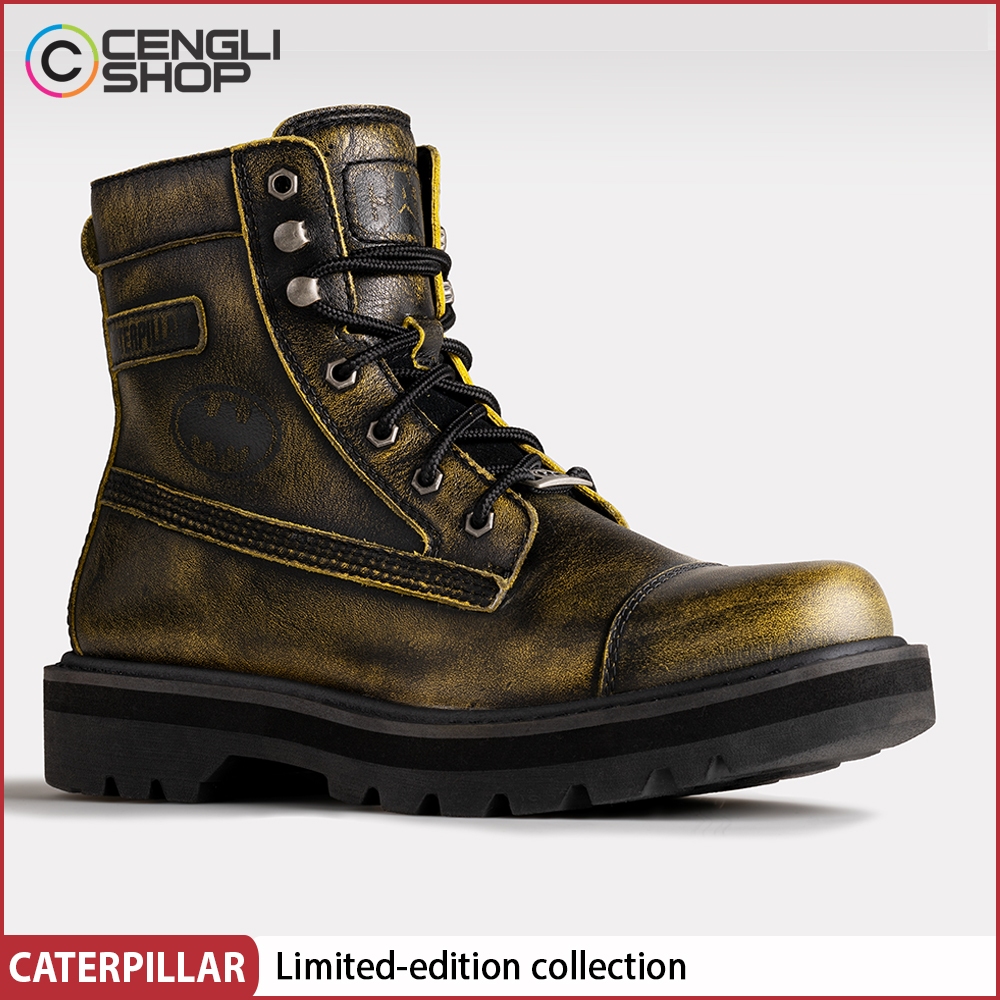 SEPATU CATERPILLAR CASUAL ORIGINAL BOOT PRIA KULIT ASLI ORI CAT-C0