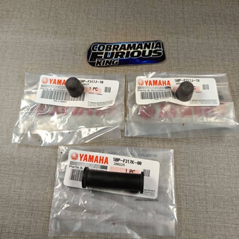 KARET DAMPER DUDUKAN BREKET LAMPU DEPAN OVAL RX KING 2002-2006 ORIGINAL YAMAHA