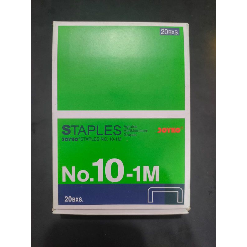 

Isi Staples Kecil No.10 Joyko (Pack)