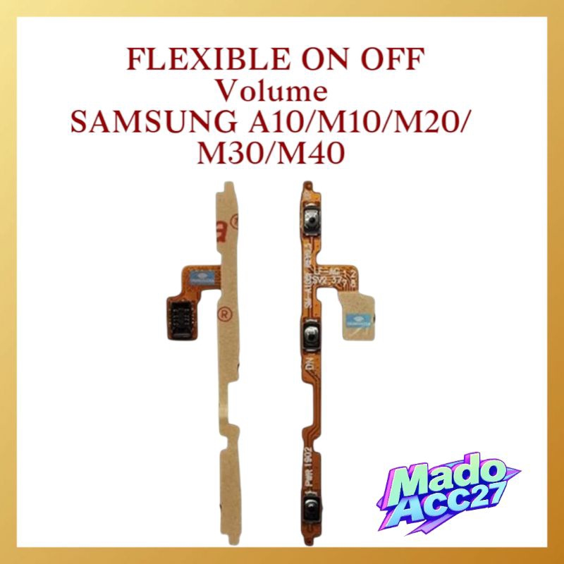 MD Flexible On Off Volume Samsung A10 M10 M20 M30 M40