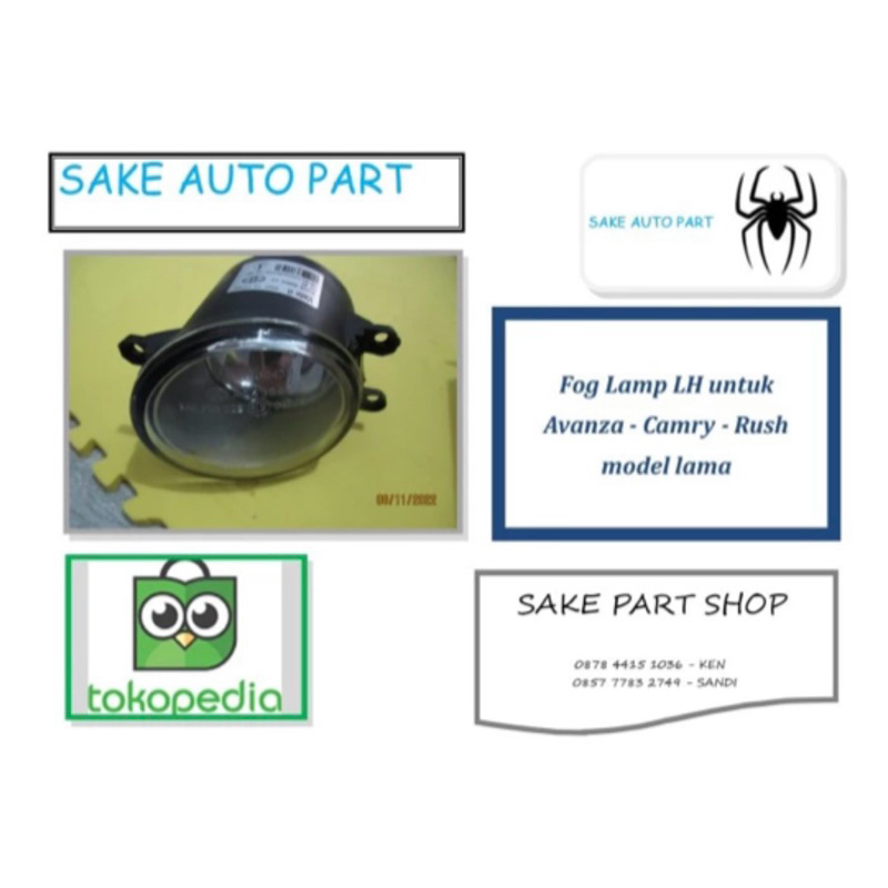 FOG LAMP LH AVANZA, CAMRY MODEL LAMA - ASESORIS GP