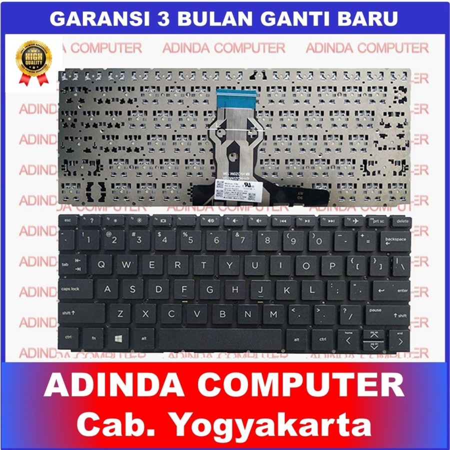 Keyboard Hp Pavilion X360-11AD X360 11AD X360 11-AD 11-AD010CA Black