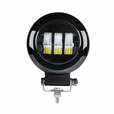 LAMPU TEMBAK LED 3 MATA CINCIN BULAT SOROT PUTIH 12-80 VOLT