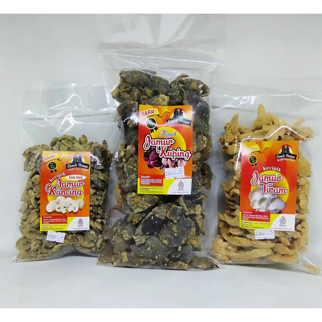 

Kuliner Top - Keripik Jamur Crispy Tiram Kancing Kuping Khas Dieng Wonosobo cp16889/cp16777/cp16563