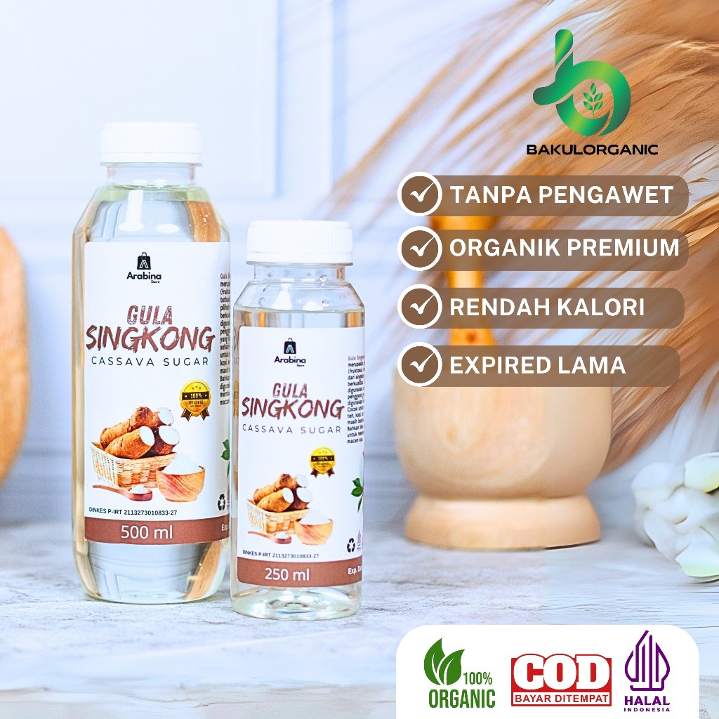 

Bakulorganic Gula Singkong Asli Rendah Kalori Tanpa Campuran