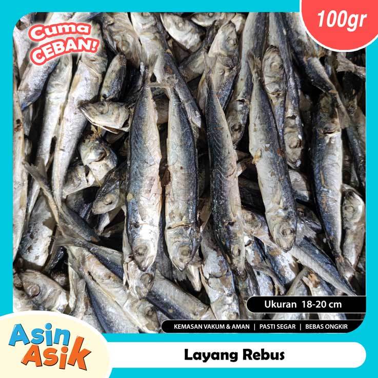 

Ikan Asin Layang Rebus Murah Segar Fresh Kemasan Vakum Aman Serba Ceban