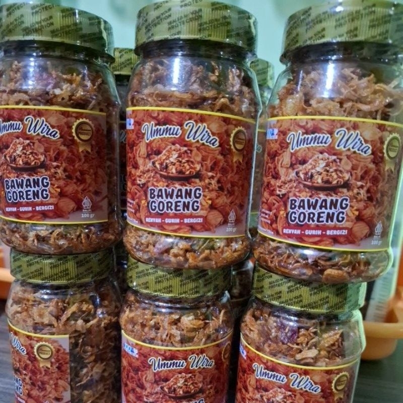 

****Bawang goreng asli tanpa tepung isi penuh dan irisan utuh