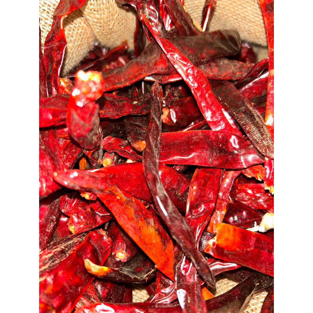 

HG GEHGER Cabe Merah Kering Besar Tanpa Tangkai 250Grm Cabai Grade 1/A Kualitas Teja Super Chili oil