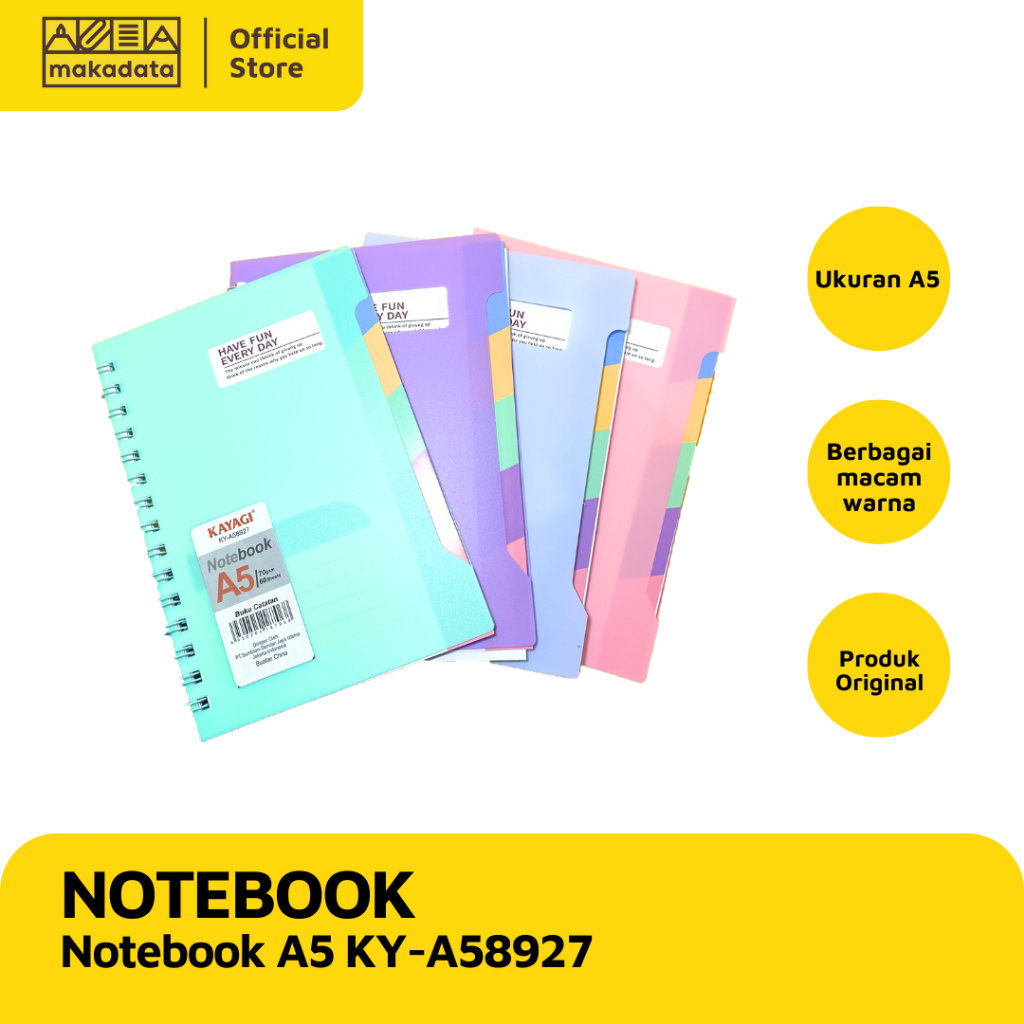 

NOTEBOOK | RINGBOOK A5 NB-KY-A58927 (1 PCS) MURAH