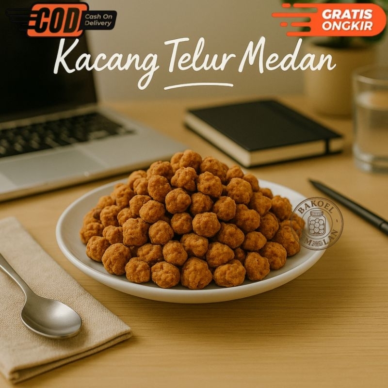 

Kacang Telur Medan Kacang Kriwil 100gr 250r 500gr