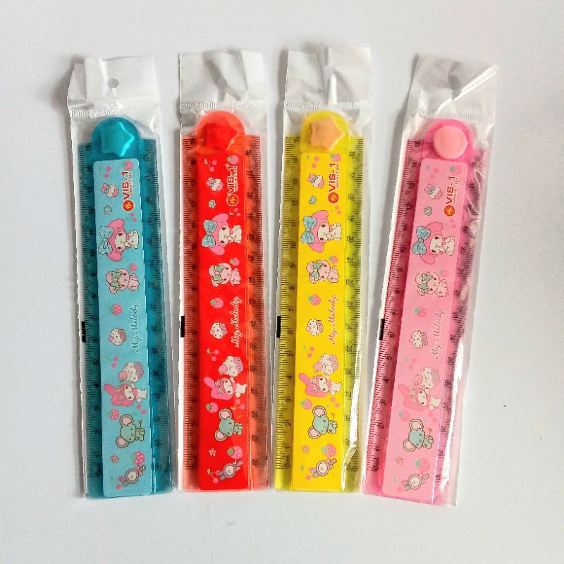 

Penggaris Lipat Penggaris Plastik VIS-1 15 / 30 Cm Motif Lucu ( Pcs )