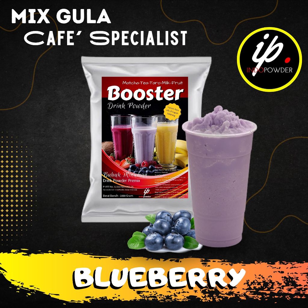 

IP Jakarta - Bubuk Minuman BLUEBERRY 1Kg untuk Cafe, Waralaba, Resto dan Minuman Kekinian
