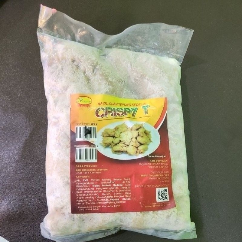 

CRISPY T KEMASAN 1000GR MAITRI VEGETARIAN