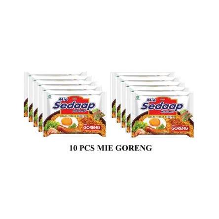 

PROMO PAKT 10 PCS MIE SEDAAP GORENG