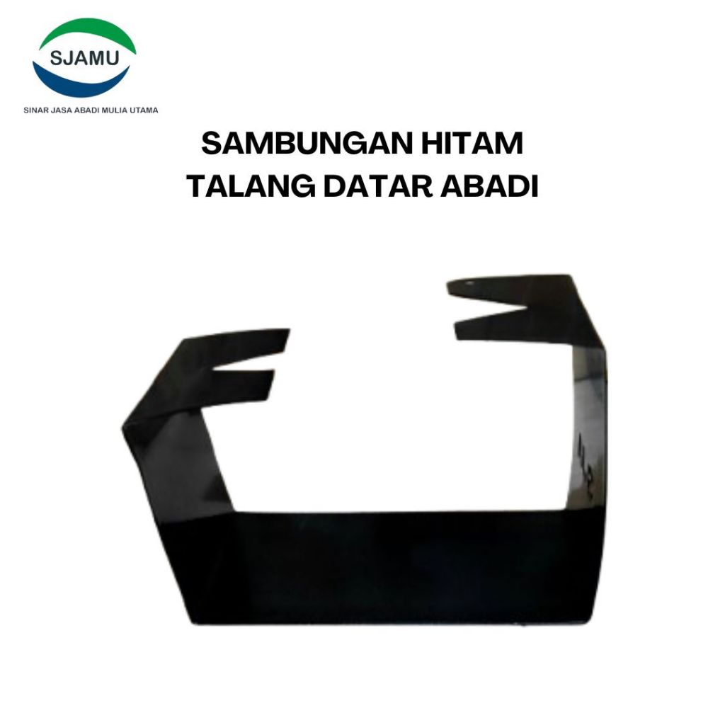 Talang Air Rumah (SJAMU Talang Metal) Sambungan Talang Abadi Hitam