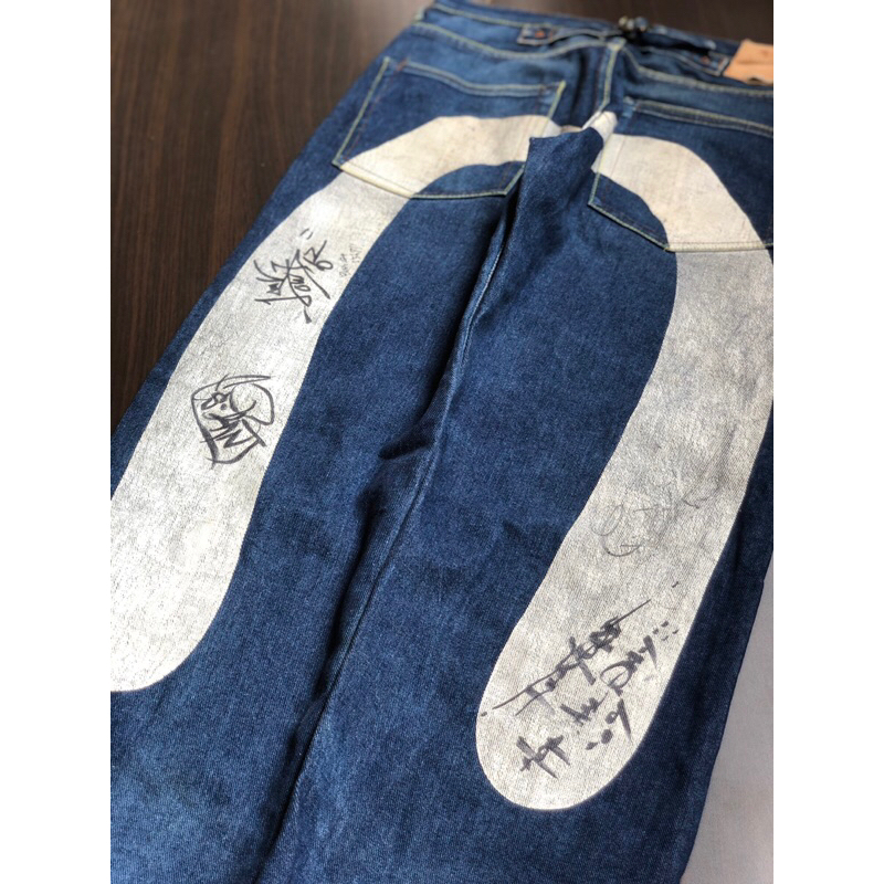 Evisu jeans big logo celana jeans