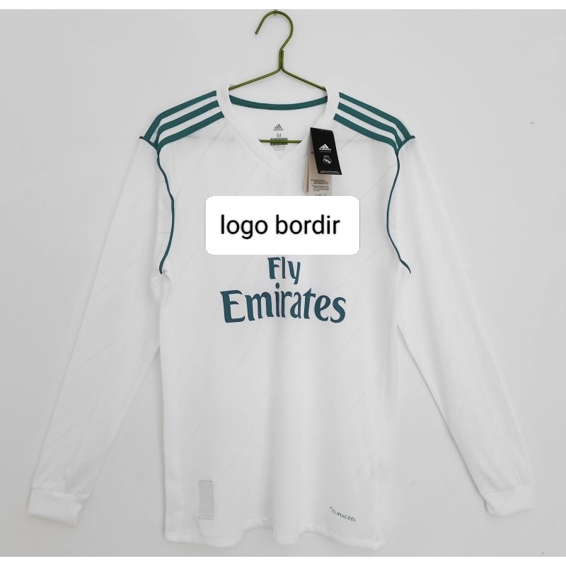 (LS LONGSLEEVE) JERSEY  MADRID HOME RETRO 2017 2018 KLASIK GRADE ORI