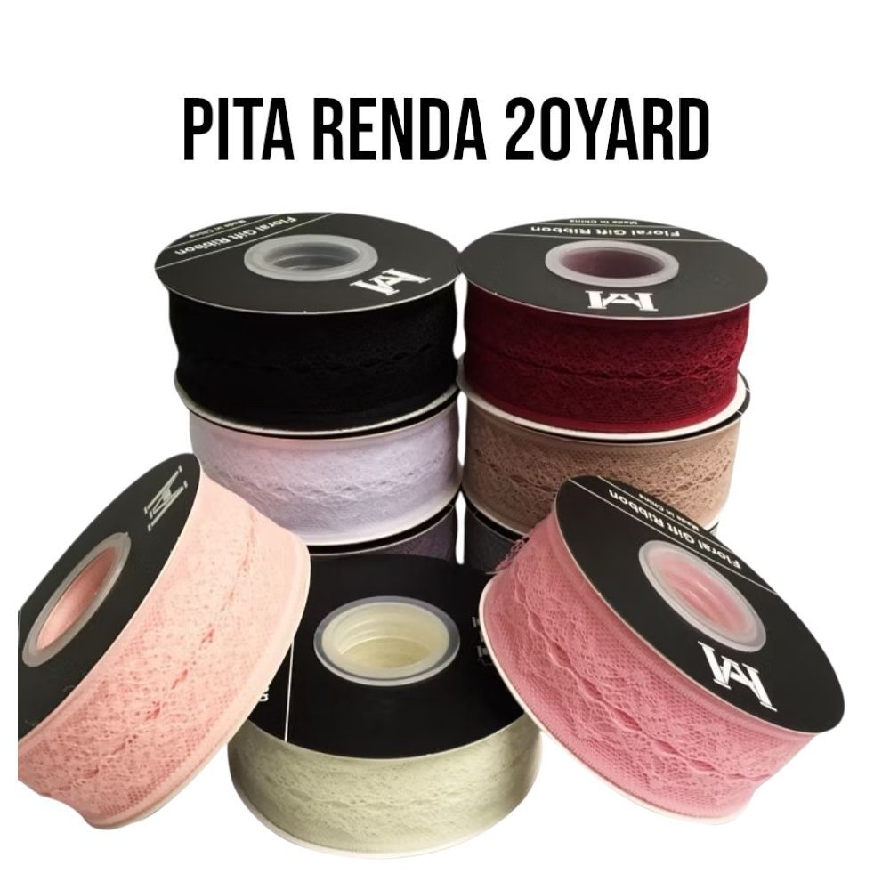 

Pita renda 20 yard 2 ukuran