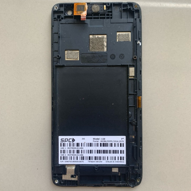 tatakan lcd spc L50 ori copotan