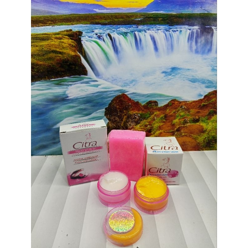 paket 3in1 krim citra susun mutiara (krim,sabun)