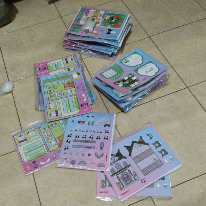 oketoys mainan Quiet book/ busy book/ paper book DIY