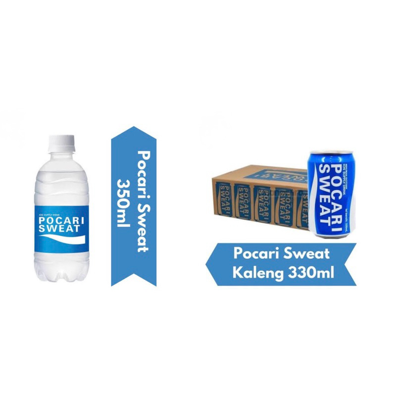 Minuman Segar Pocari Sweat Botol & Kaleng/pcs