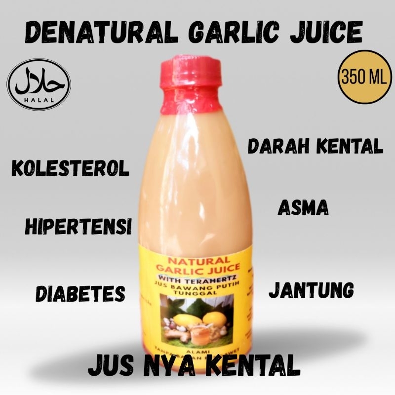 

Jus obat herbal bawang putih tunggal Denatural obat jantung,asma,hipertensi,diabetes,asam urat,kolesterol