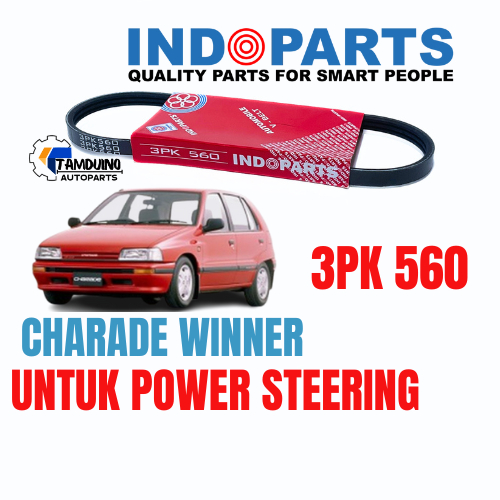 VAN BELT VANBELT FANBELT 3PK 560 Daihatsu Carade Winner untuk power Steering PS - INDOPARTS