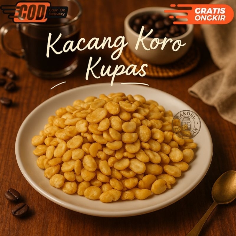 

Kacang Koro Kupas 100gr 250gr 500gr