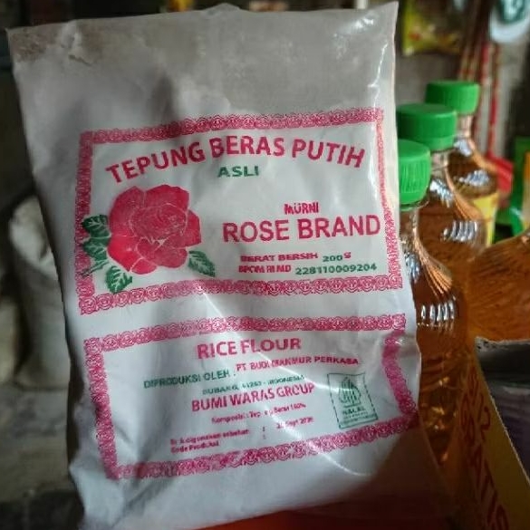

tepung beras putih Rose Brand 500gram
