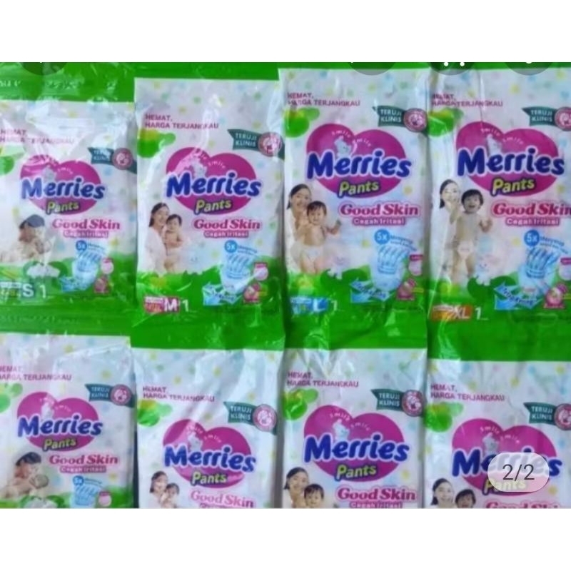 diapers merries rencengan M,L,Xl