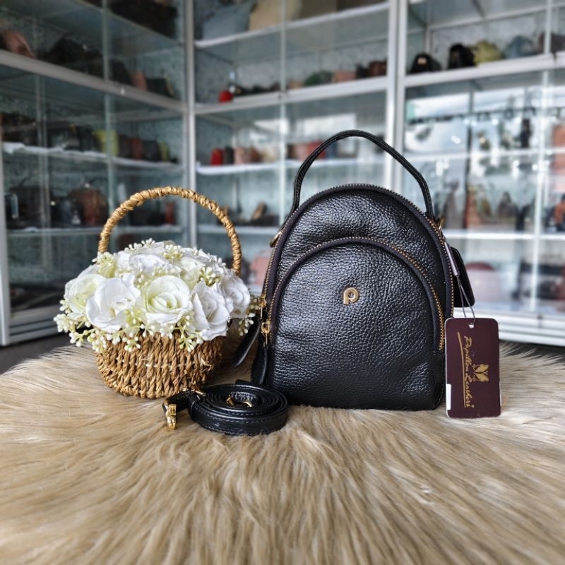 Tas papillon K3405 polos ready warna merah hitam asem dan hijau