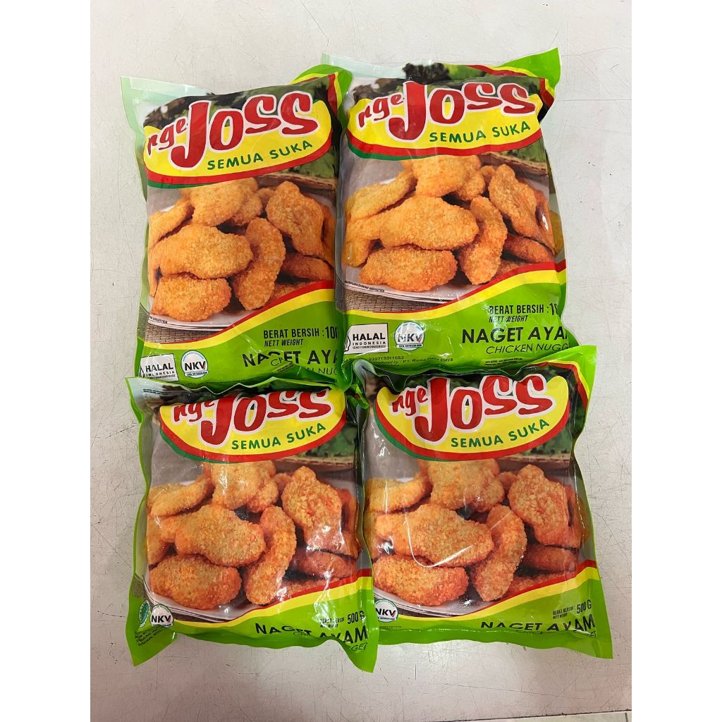 

PROMO Ngejoss Chicken/Ayam Nugget/Naget/Nuget 1Kg / 500Gr Frozen Daging Olahan Alsi Enak Gurih