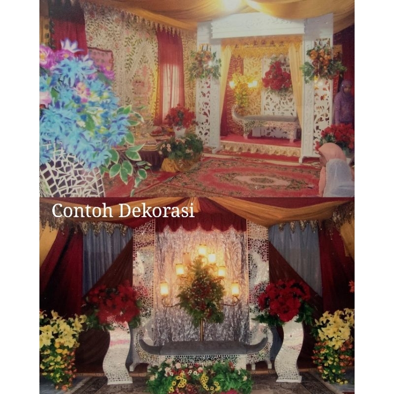 DIJUAL PELAMINAN/DEKORASI LENGKAP‼️