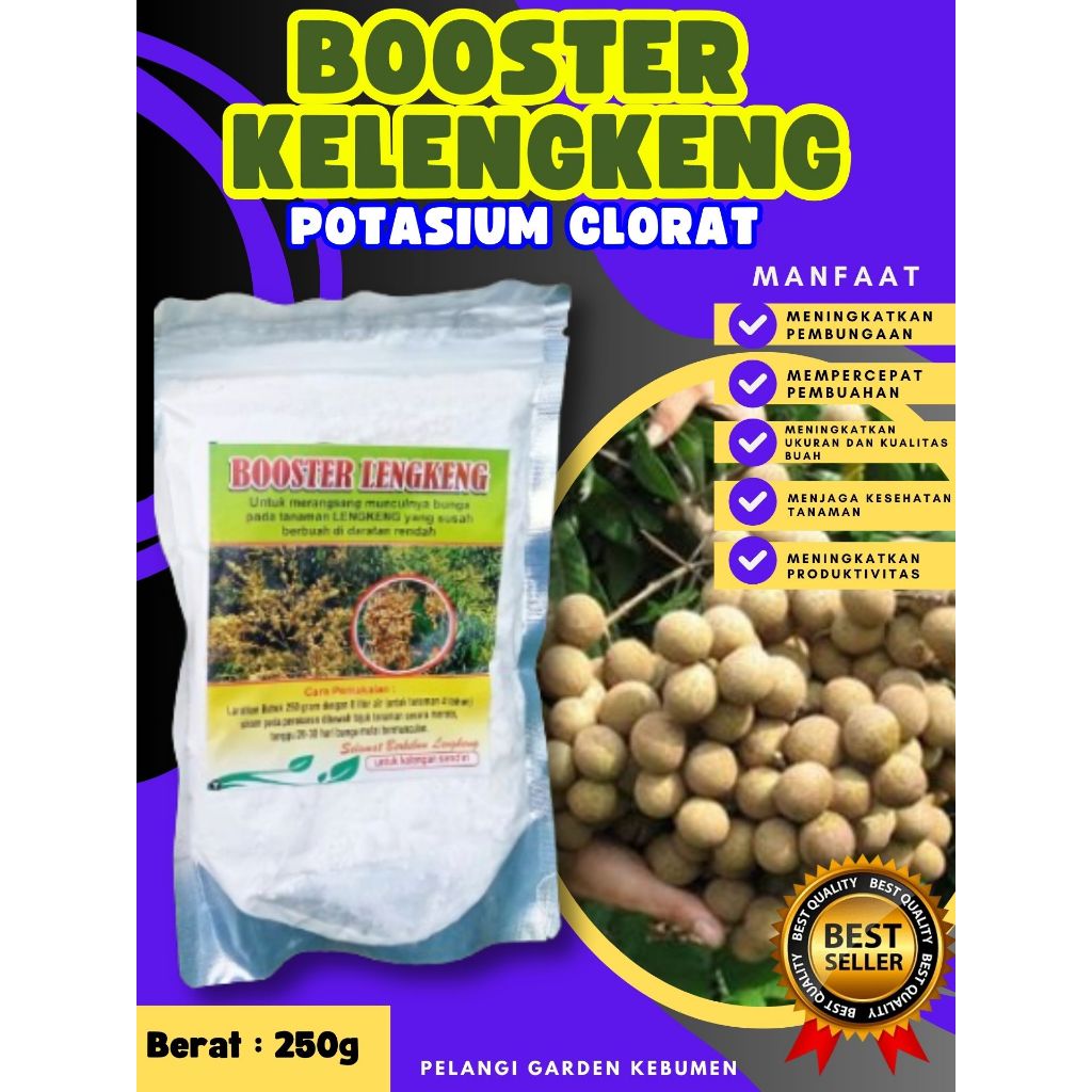 PROMO  Booster Kelengkeng Kcl03 Murni 1Kg, Booster Kelengkeng Kristal, Booster Kelengkeng Kcl03