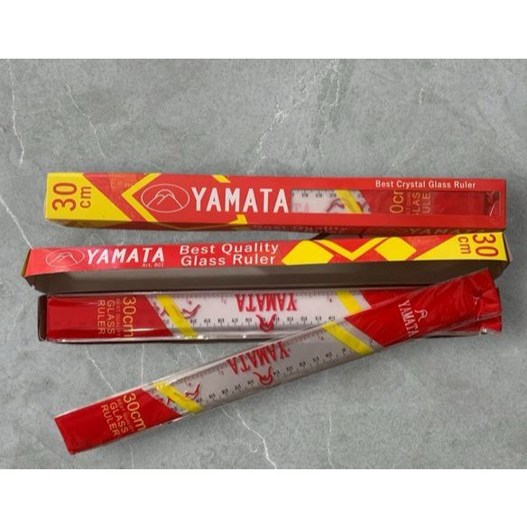 

Penggaris yamata 30cm / Penggaris 30 cm plastik mika bening murah - 1 PCS