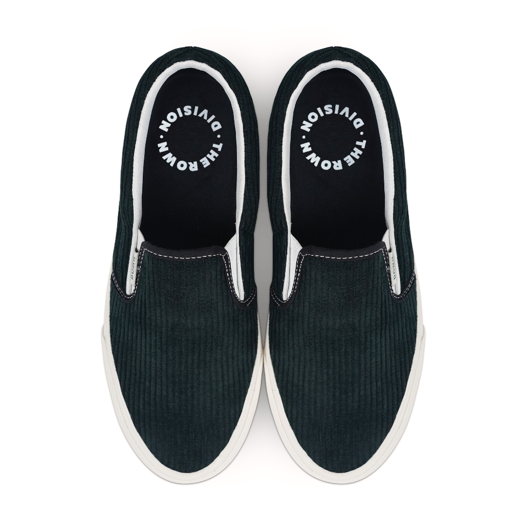 Rown Division Official Slip On Shoes - Rowndvsn Sepatu Ellden Dark Forest Green
