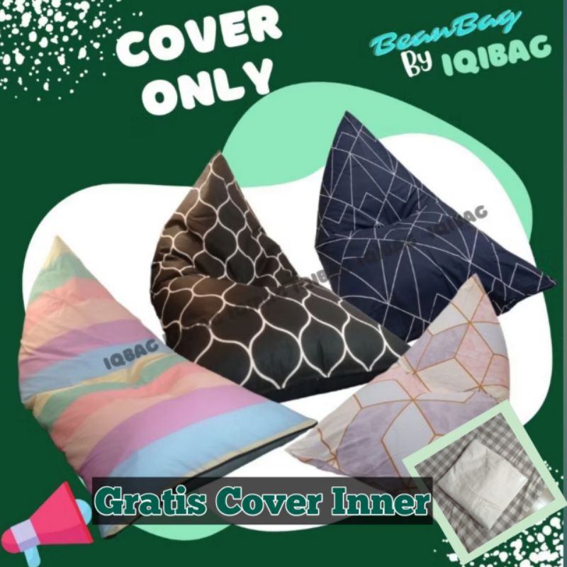Cover Sofa Bean Bag / Sarung Sofa Bean Bag Triangel