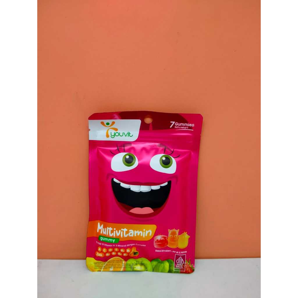 

YOUVIT MULTIVITAMIN ANAK SACHET ISI 7 BIJI
