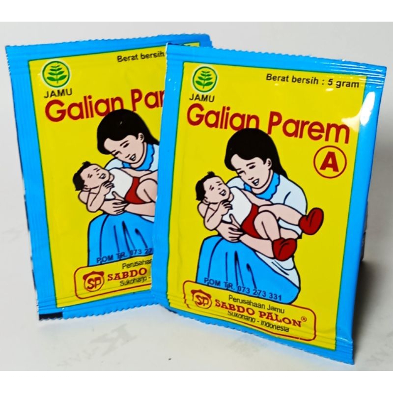 

JAMU GALIAN PAREM CAP SABDO PALON KEMASAN PACK ISI 10