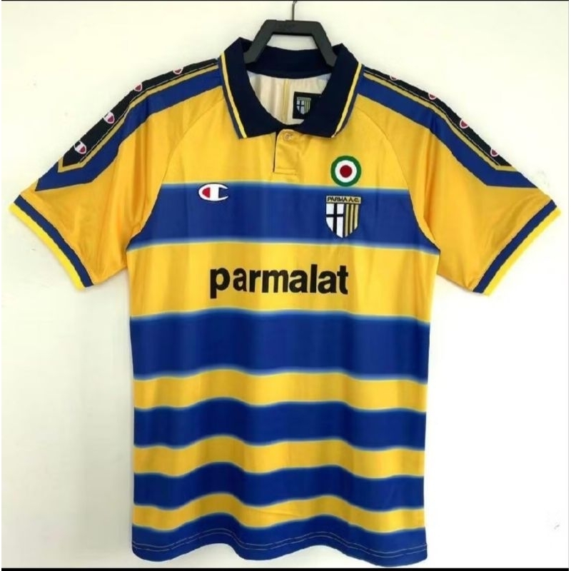 (RETRO) JERSEY BOLA PARMA HOME 1999 2000 KLASIK GRADE ORI