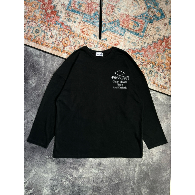 Acover sweatshirt longsleeve  Grapic print black