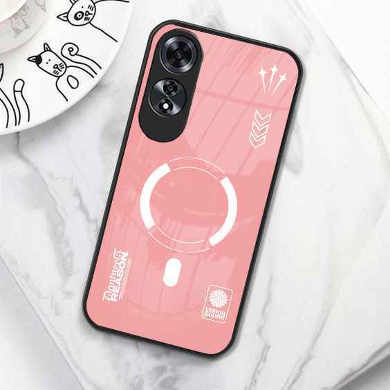 (B107) Softcase Glass Kaca OPPO A60 - CASE HP TERBARU - Case Hp OPPO A60 Terbaru Anti Air TPU