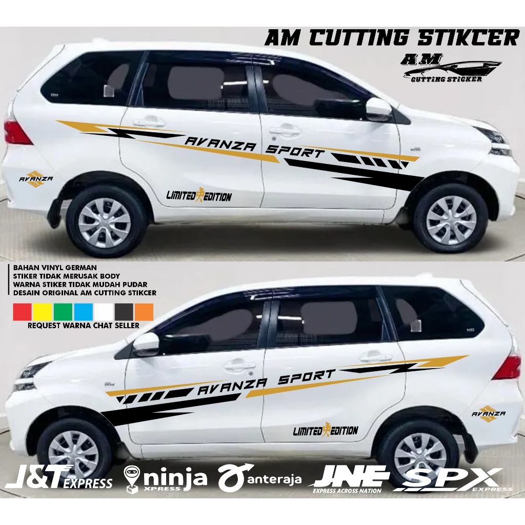 stiker mobil avanza stiker toyota avanza stiker minimalis avanza stiker cutting mobil avanza terbaru