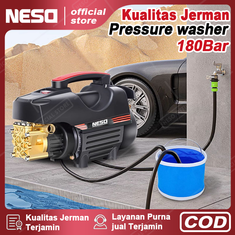NESO German Tool Mesin Cuci Mobil (COD) tekanan tinggi /High Pressure washer/Jet cleaner / Alat stea