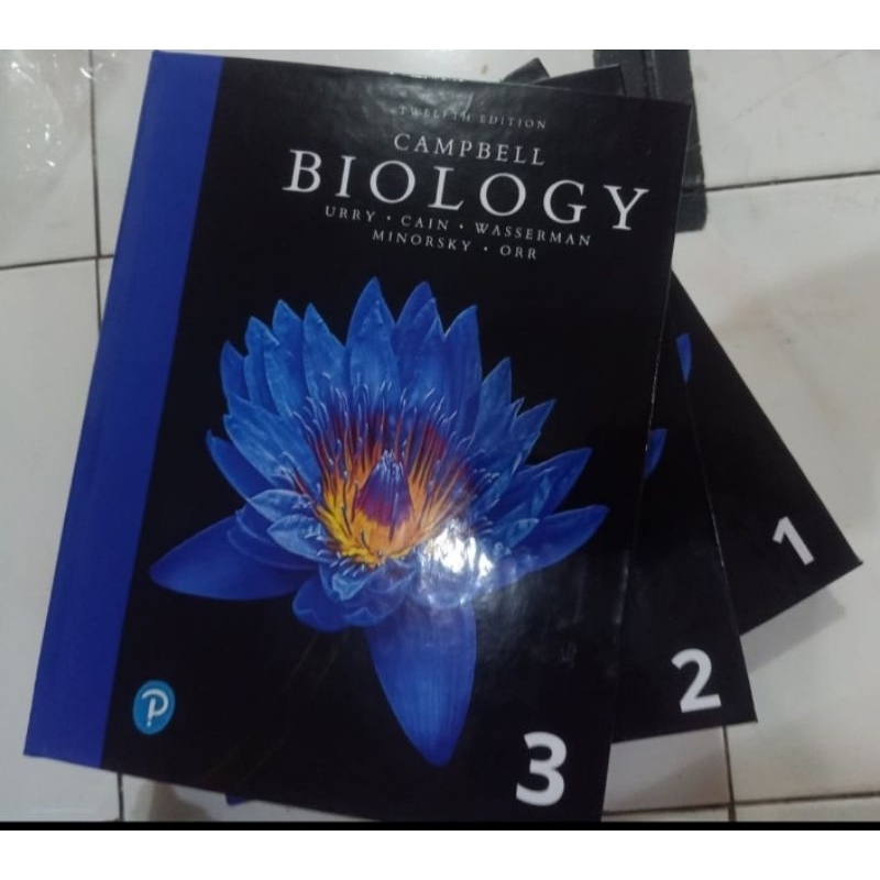 BIOLOGY CAMPBELL 12TH EDITION, 3 VOLUME (3 JILID) Hard Cover